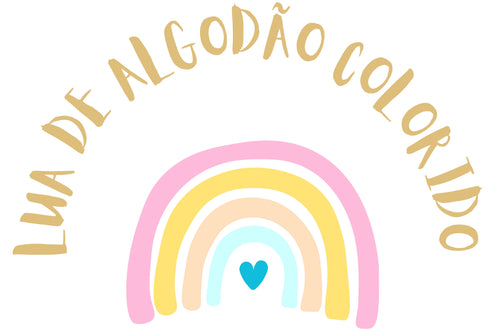 Lua De Algodão Colorido